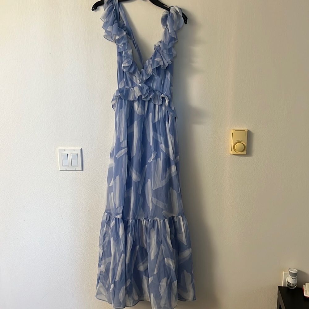 Abercrombie & Fitch Drama Ruffle Maxi Dress NWT